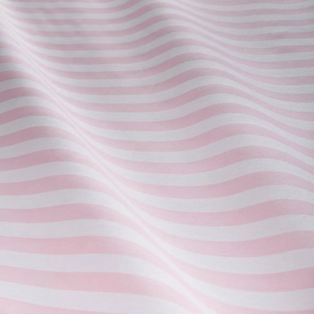 Portfolio Home Pencil Stripe Duvet Cover Set in Pink 3