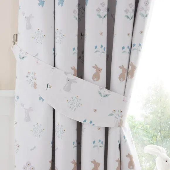 Soft Bunnies Blackout Eyelet Curtains 4