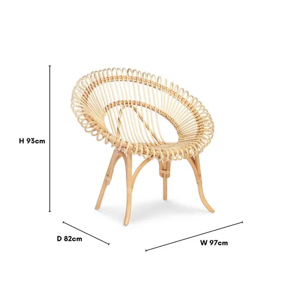 Desser Shanghai Rattan Chair 4
