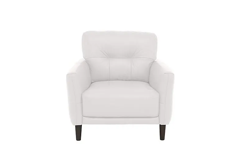 Uno Leather Chair - BV Star White