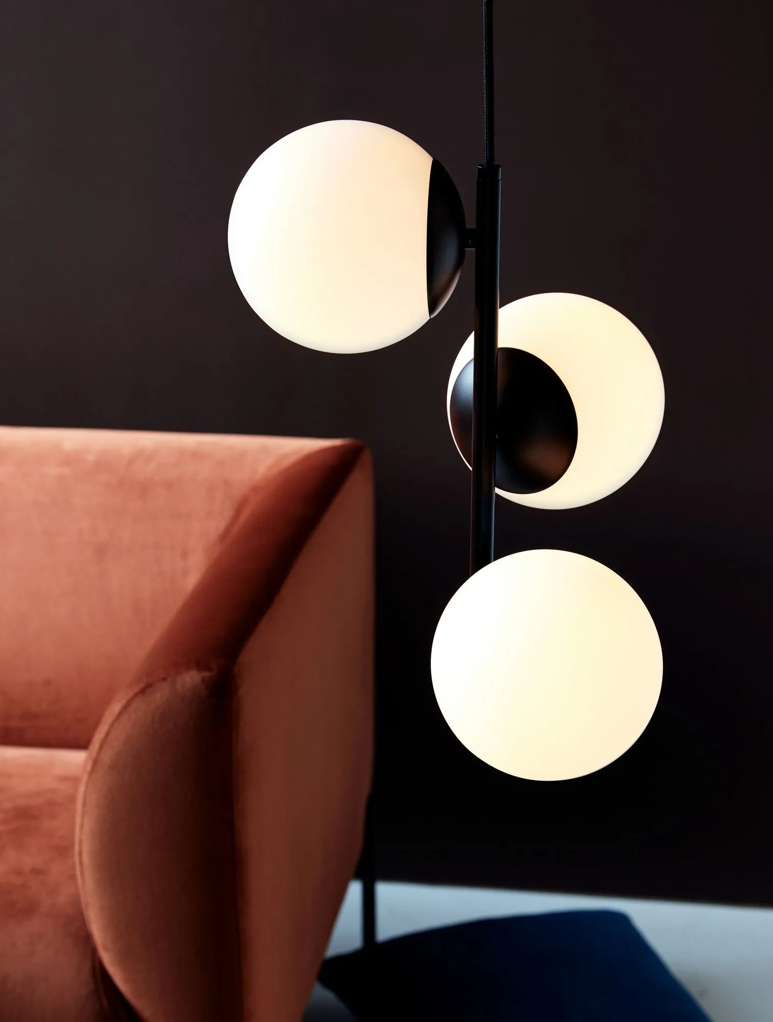 Nordlux Lilly Pendant Light Black Metal Dining Room E14 Mains 3