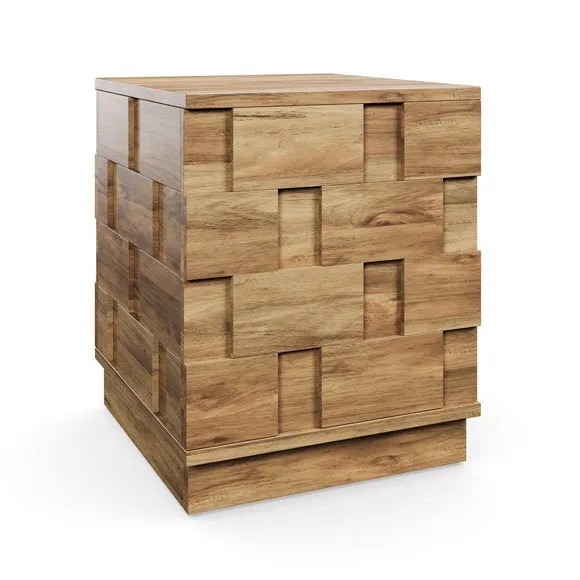 Watson Storage Side Table, Wood Effect 6