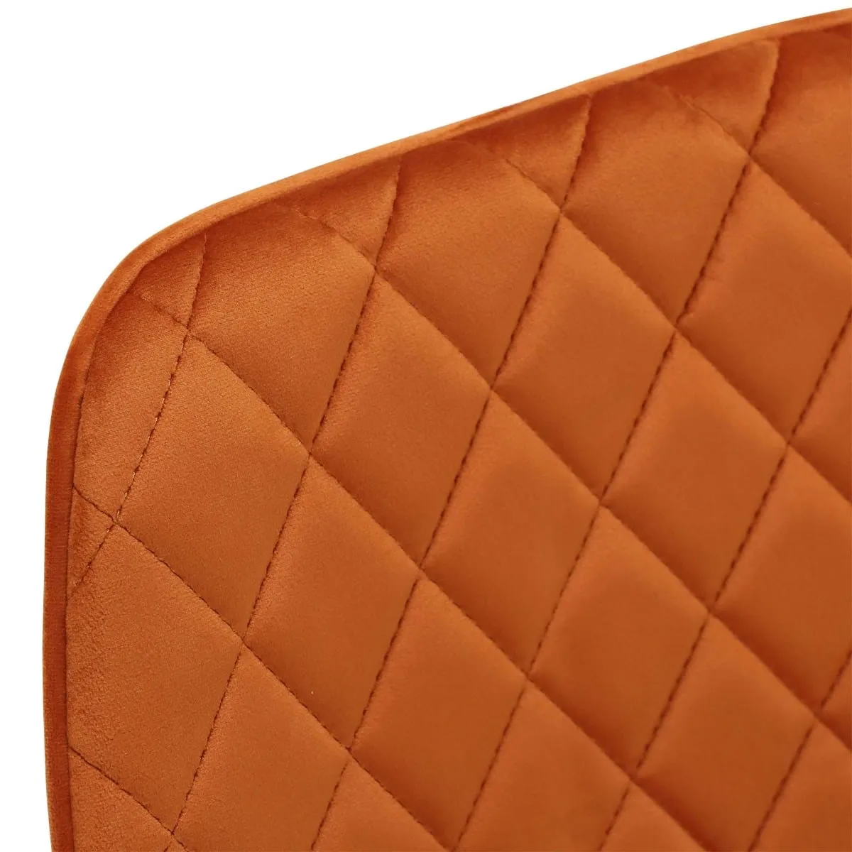 Archer Counter Stool, Orange Velvet | Barker & Stonehouse 4