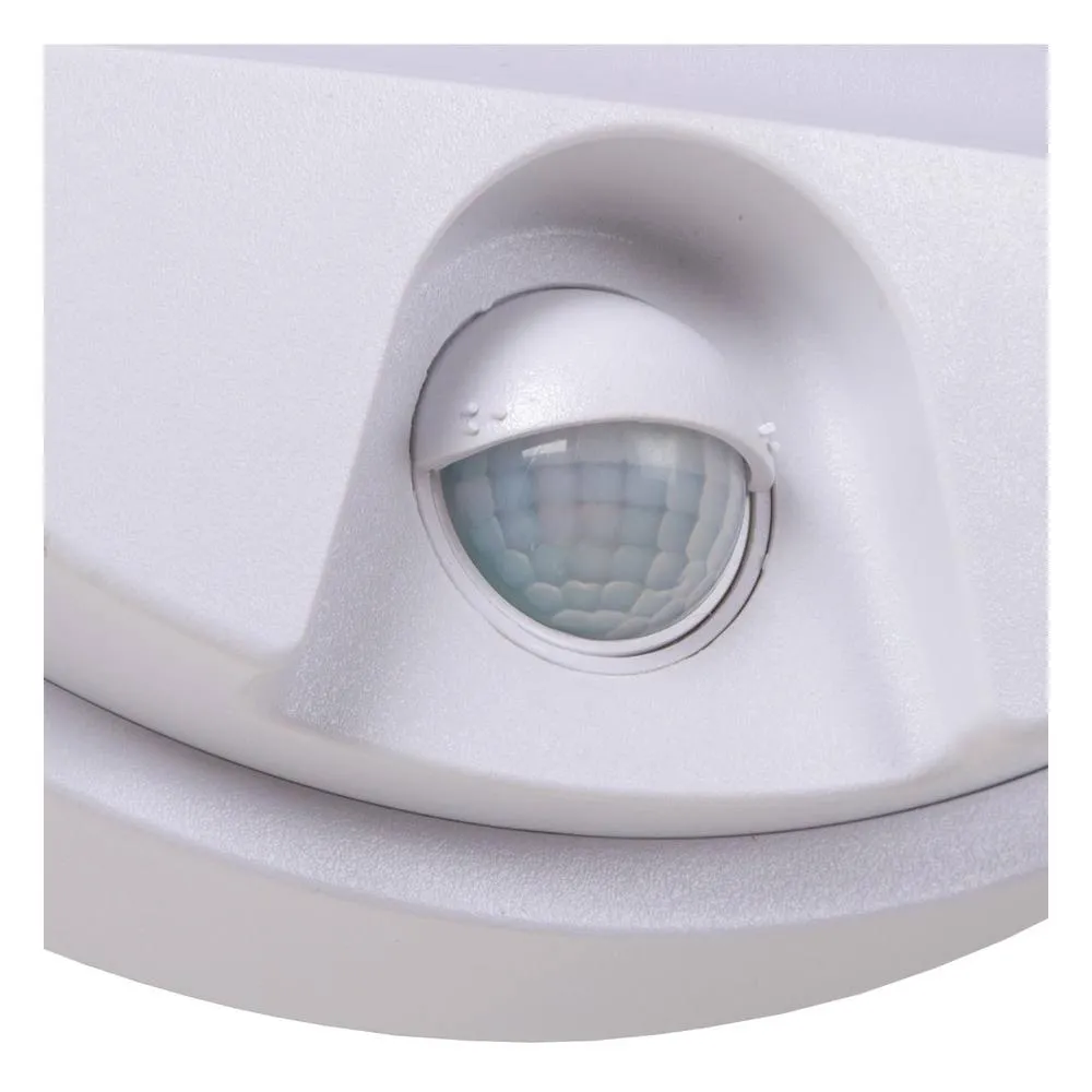 Netlighting Lucide HUPS IR PIR Wall light Outdoor LED 1x10W 3000K IP54 White 5