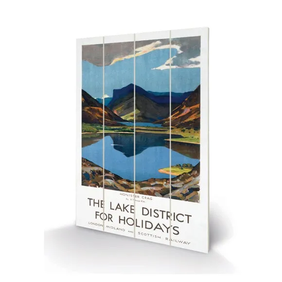 The Art Group The Lake District Wooden Wall Art 2