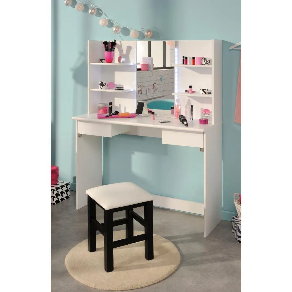 Beauty Bar Dressing Table White