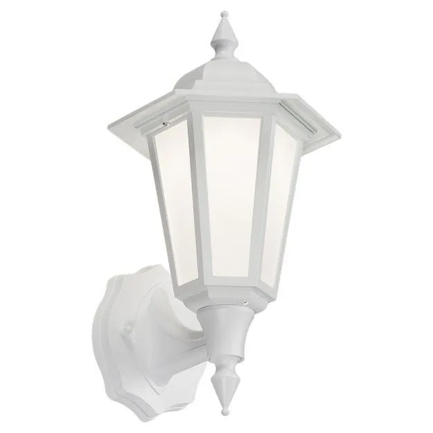 Netlighting LED Wall Lantern White 230V IP54 8W