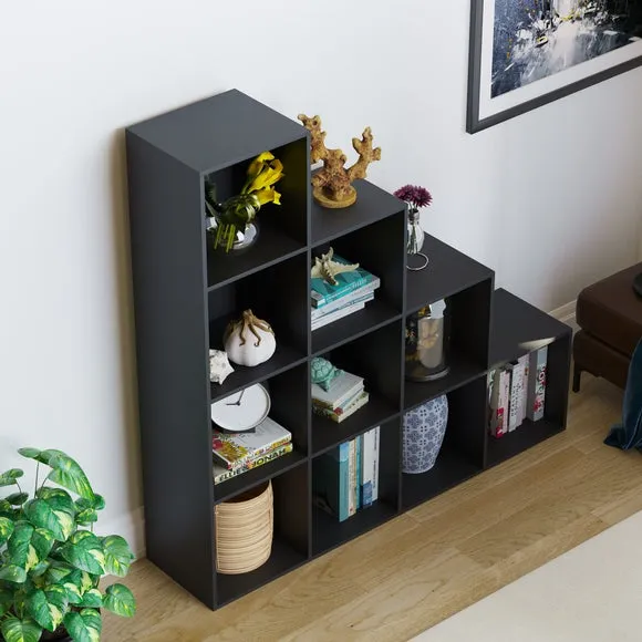 Vida Designs Durham 10 Cube Staircase Storage Unit 4