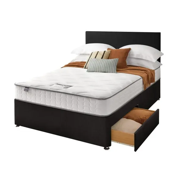 Silentnight Divan Bed With Fabric Paris Headboard and 800 Pocket Sprung Mattress 6