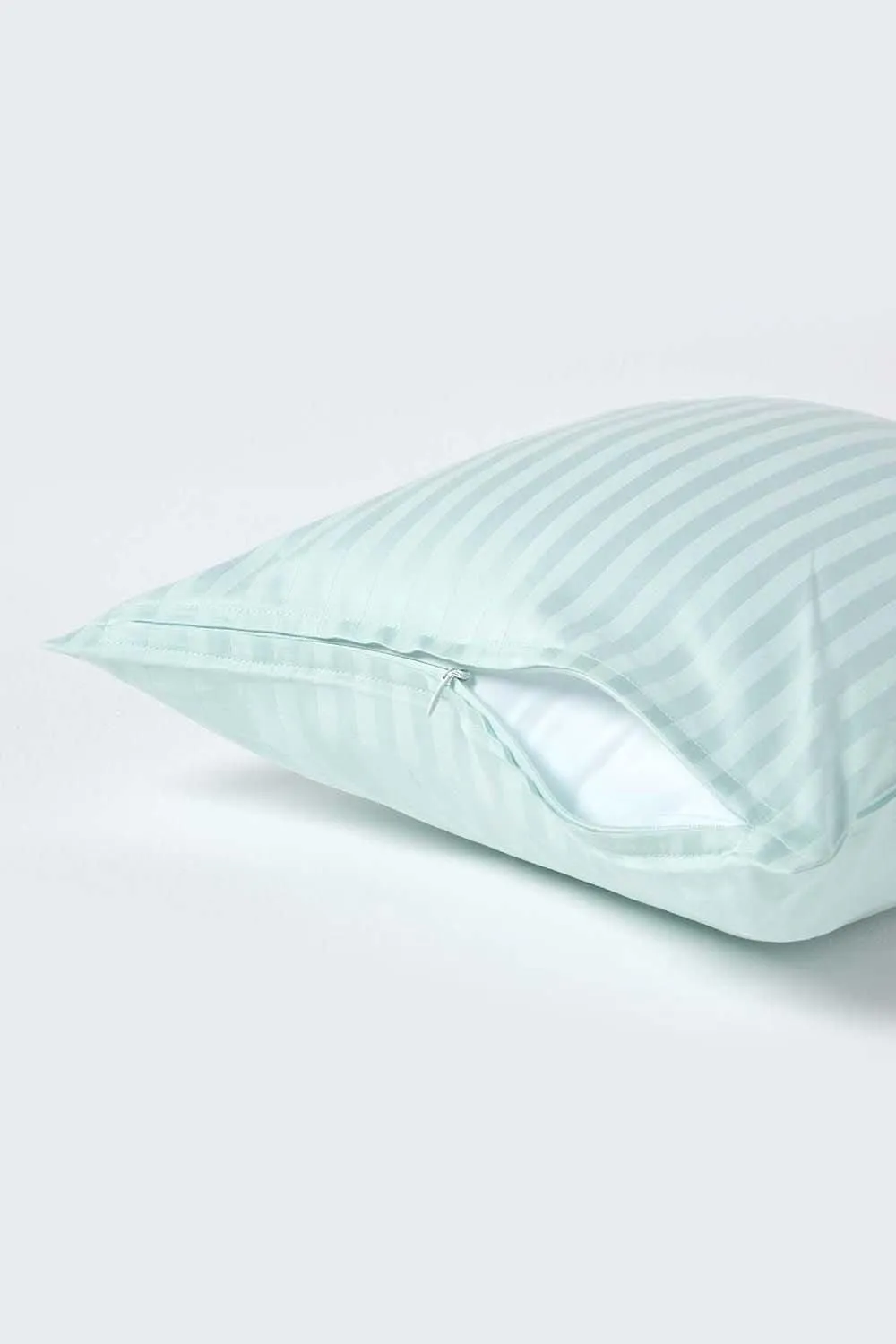 Homescapes Continental Egyptian Cotton Pillowcase 330 TC, 40 x 40 cm in Blue 3