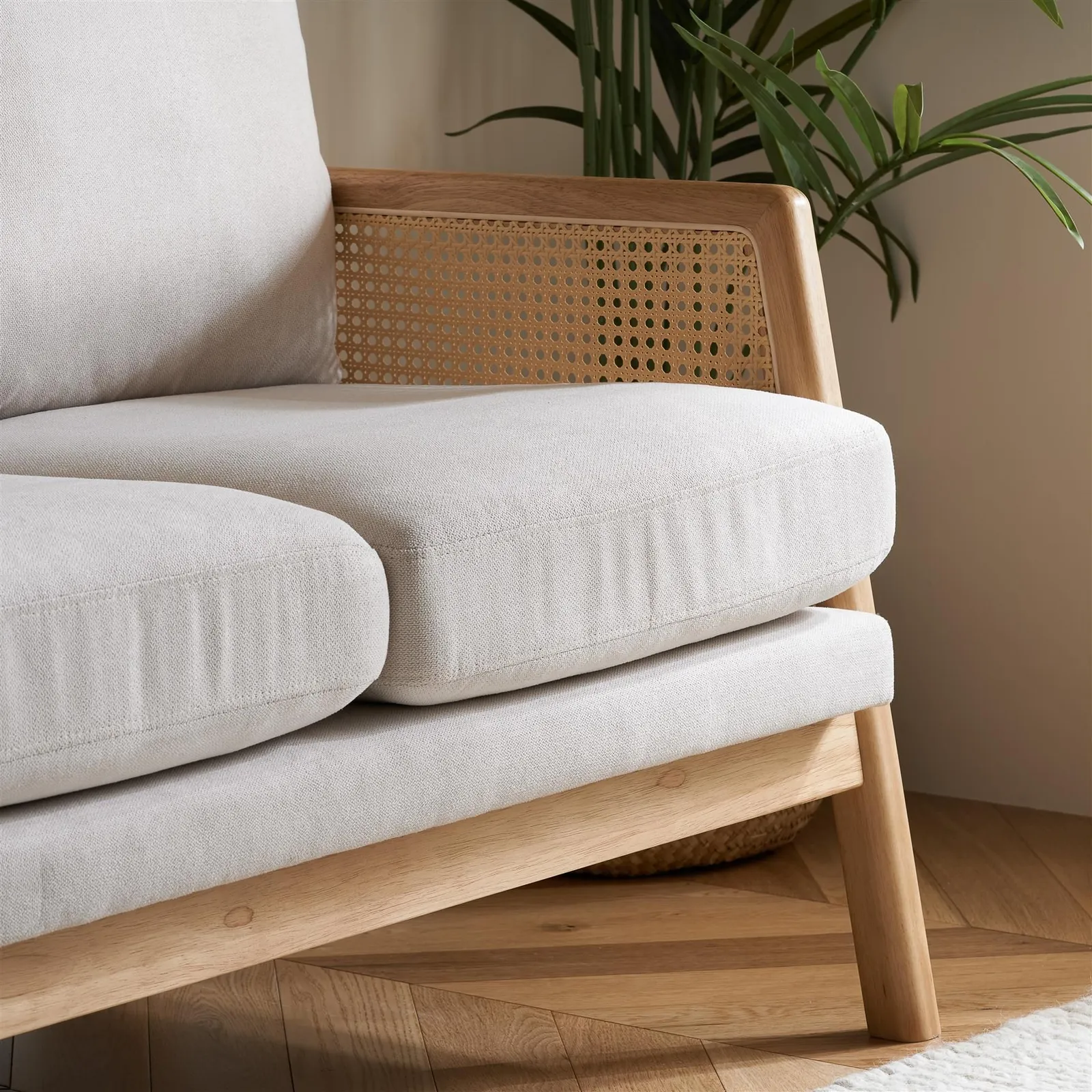 Birlea White 2 Seater & Chair Bundle Ida 4