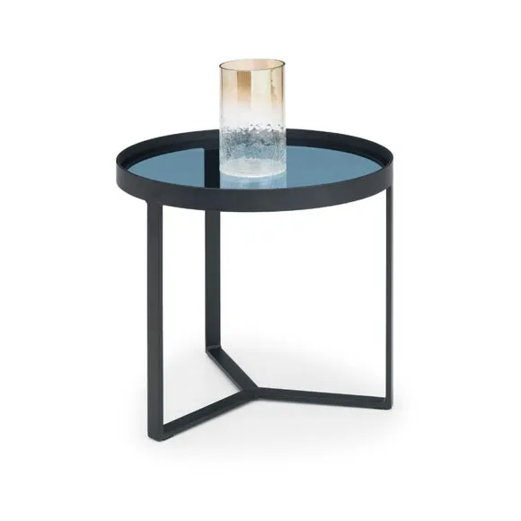 Loft Lamp Table, Smoked Glass 3