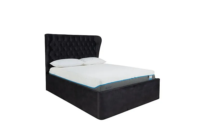 Kendall Ottoman Bed Frame - Double - Savannah Coal