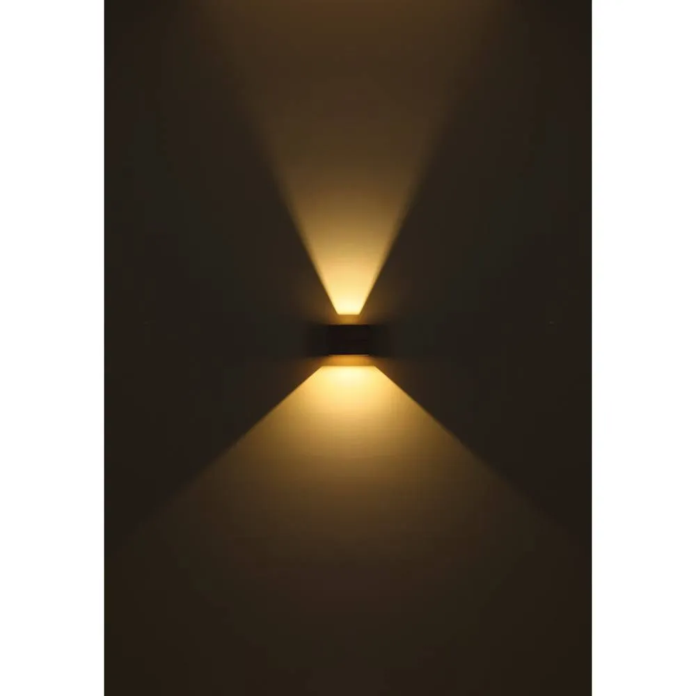 Netlighting Veronika Outdoor Up Down Wall Lamp Anthracite IP54 2x LED 3000K in Grey 6