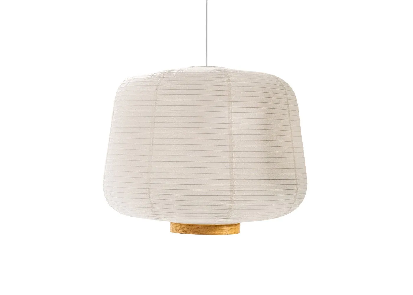 Case Soft Lantern Pendant White/Oak Large