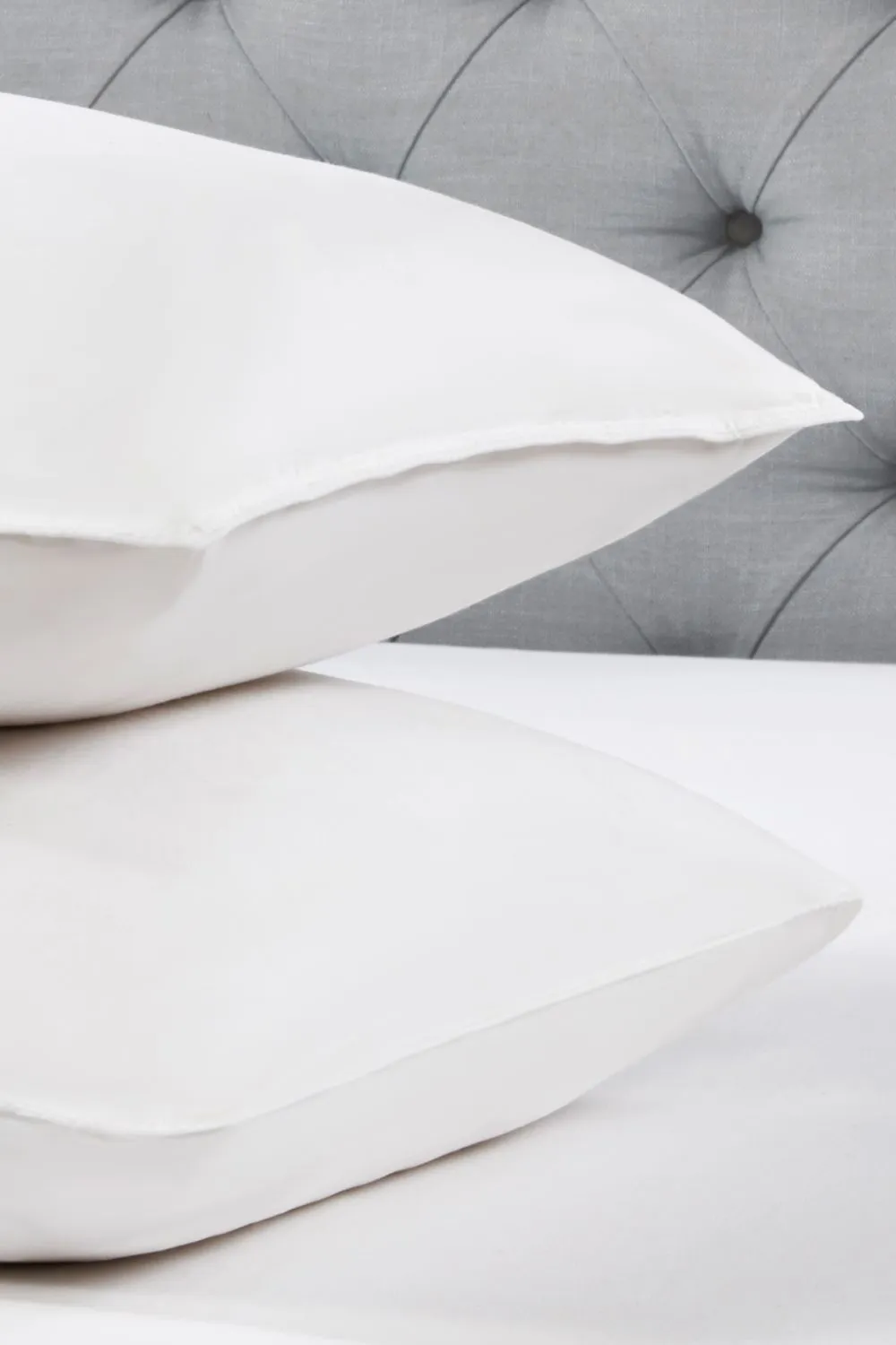 BHS All Natural Duck Feather & Down Pillow Pair in White 3