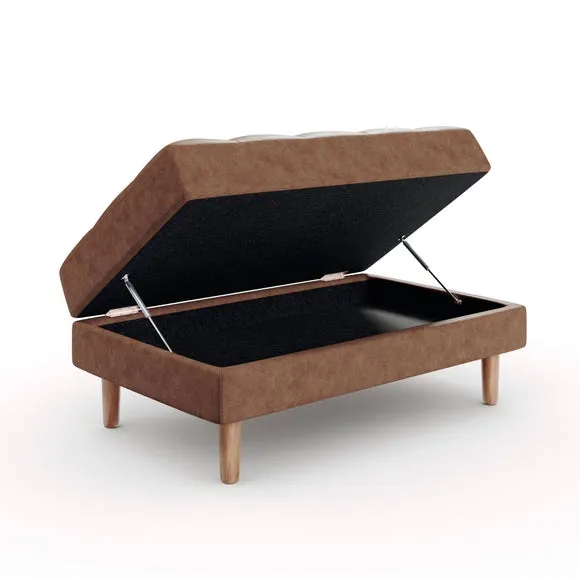 Max Soft Faux Leather Storage Footstool 6
