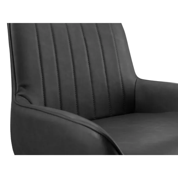 Soho Bar Stool, Faux Leather 6