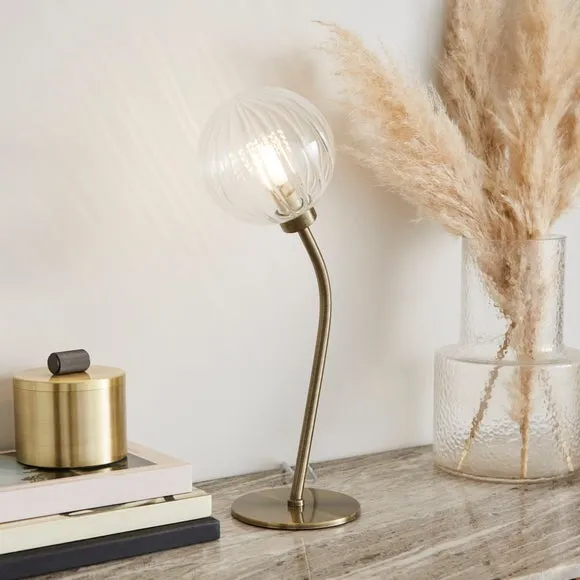 Luxe Ribbed LED Table Lamp 1