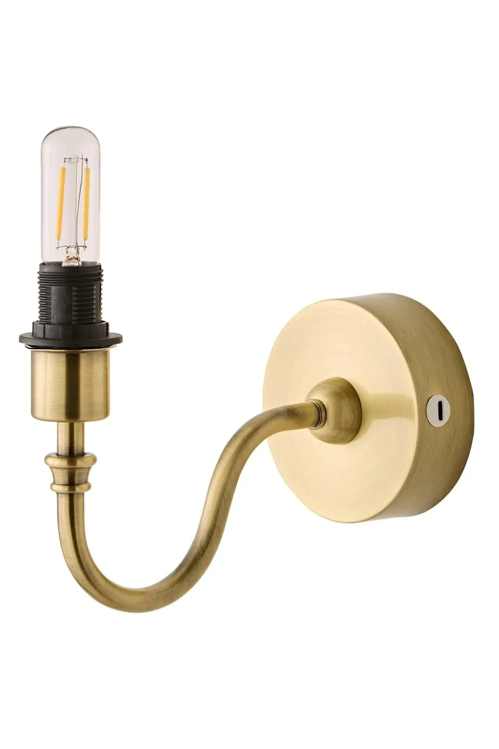 ValueLights Lowe Pair Metal Portable Rechargeable Wall Light Base Only in Gold 1