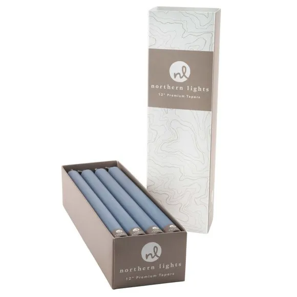 Northern Lights Set of 12 Taper Candles