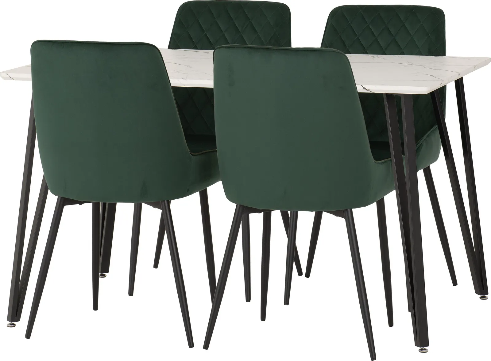 Seconique Marlow & Avery Dining Set in Emerald 2