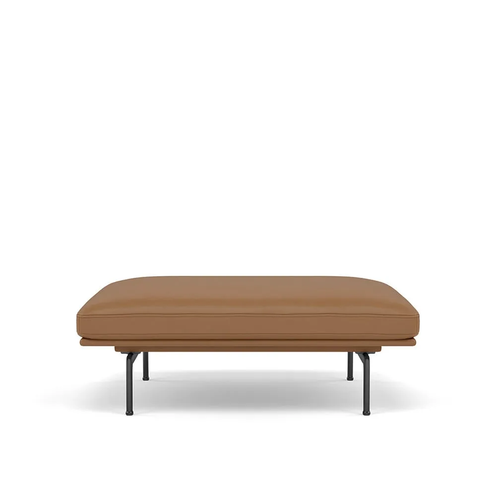 Muuto Outline Pouf Refine Leather Cognac 1