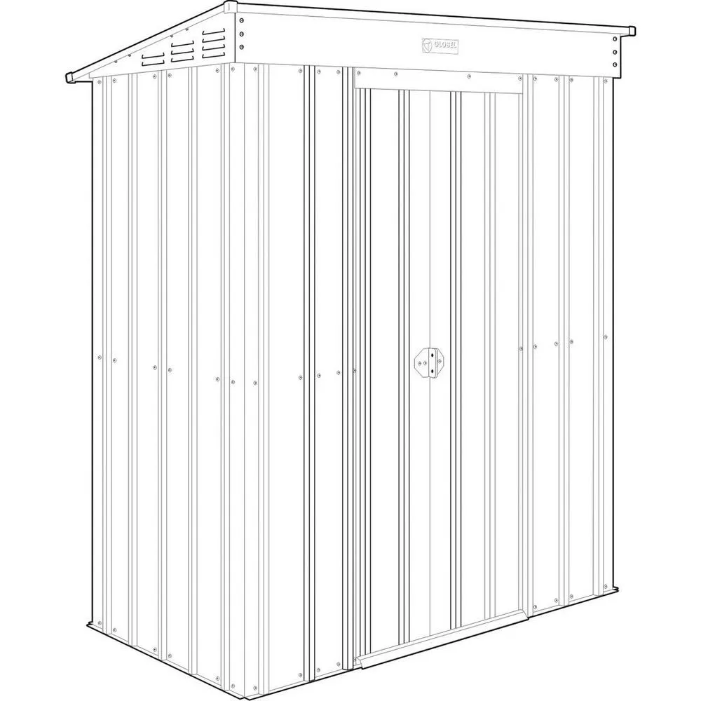 Mercia 5 x 3 Feet Globel Pent - Steel/Metal - Green 3