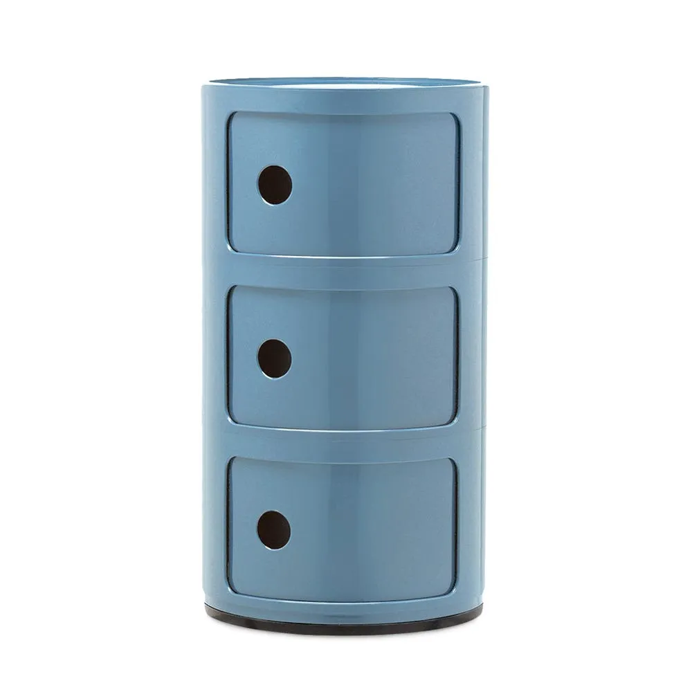Kartell Componibili Cabinet 3 Element Sky Blue 2