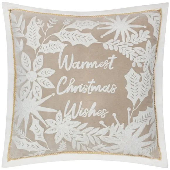 Paoletti Winter Warmest Wishes Cushion Cover 3