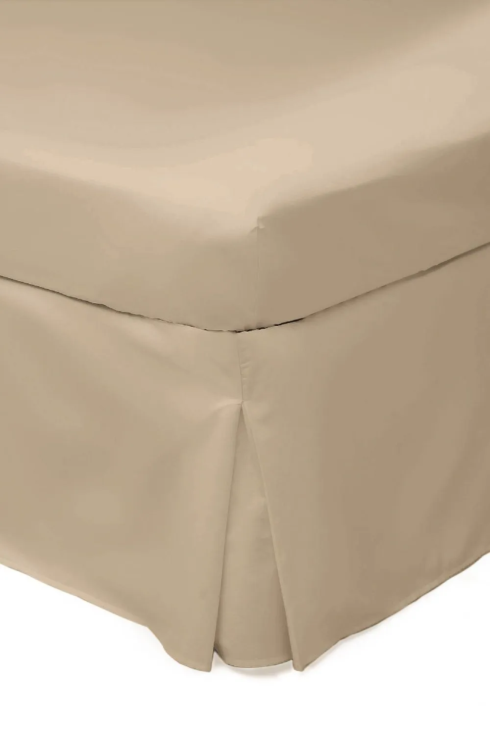 Belledorm Easy Care 200 Thread Count Cotton Polyester Percale Platform Valance in Yellow 1