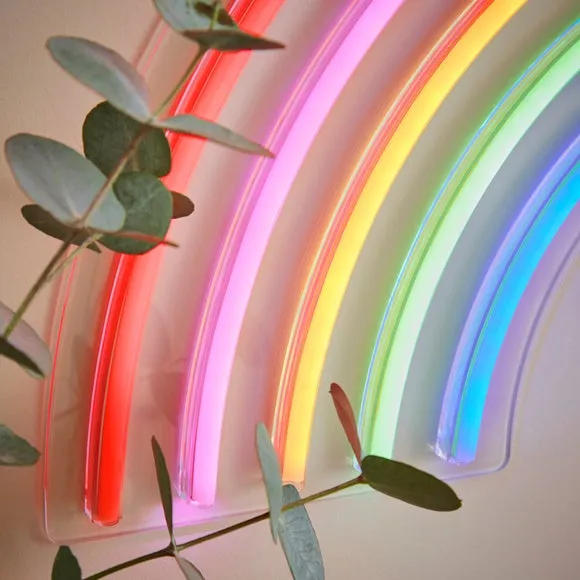 Rainbow Neon Sign 3