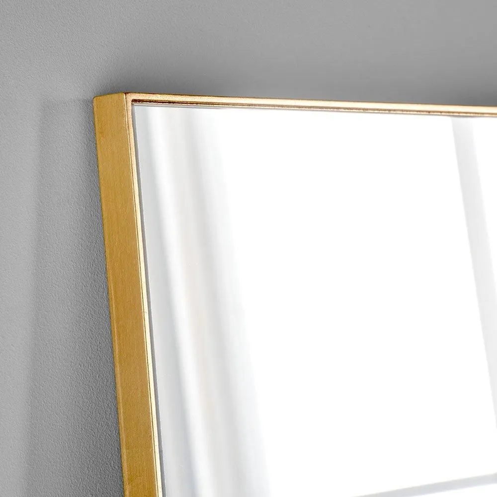 Yearn Mirrors Large Full Length Minimal Mirror In Gold 180X110CM 2