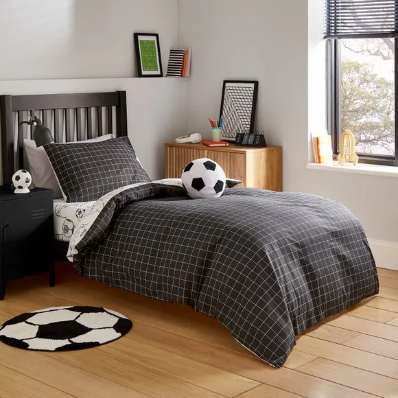 Football Doodles Quilt Cover and Pillowcase Set 6
