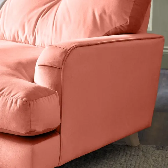 Martha Vintage Velvet Corner Chaise 5