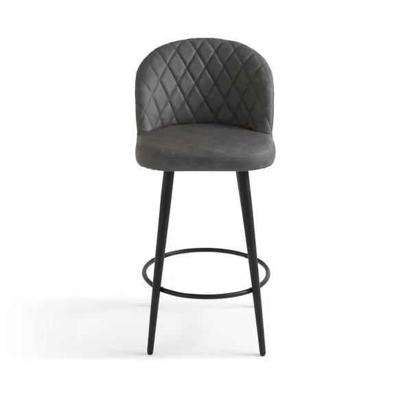 Astrid Bar Stool, Faux Leather 5