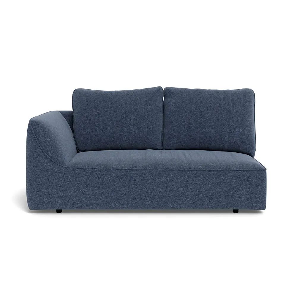 Heal's Morven Left Hand Facing 2 Seater Unit Boucle Indigo 1