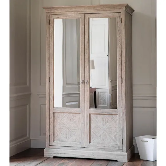 Modesto 2 Mirror Door Wardrobe