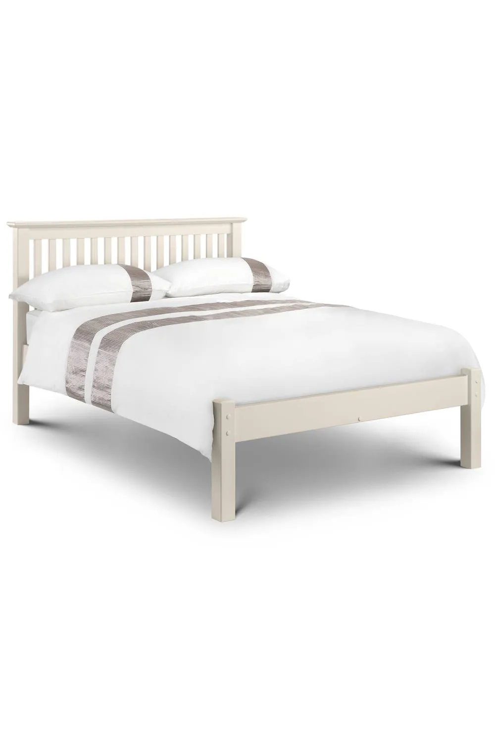 Julian Bowen Barcelona Low Footend Bed in White 2