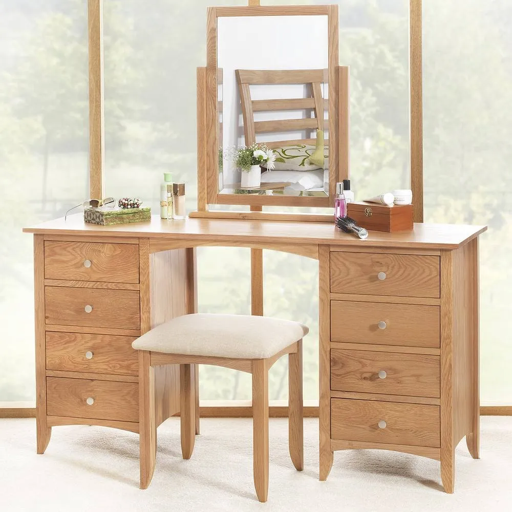 Statement Furniture Edward Hopper Dressing Table with 8 Drawers in Brown 5