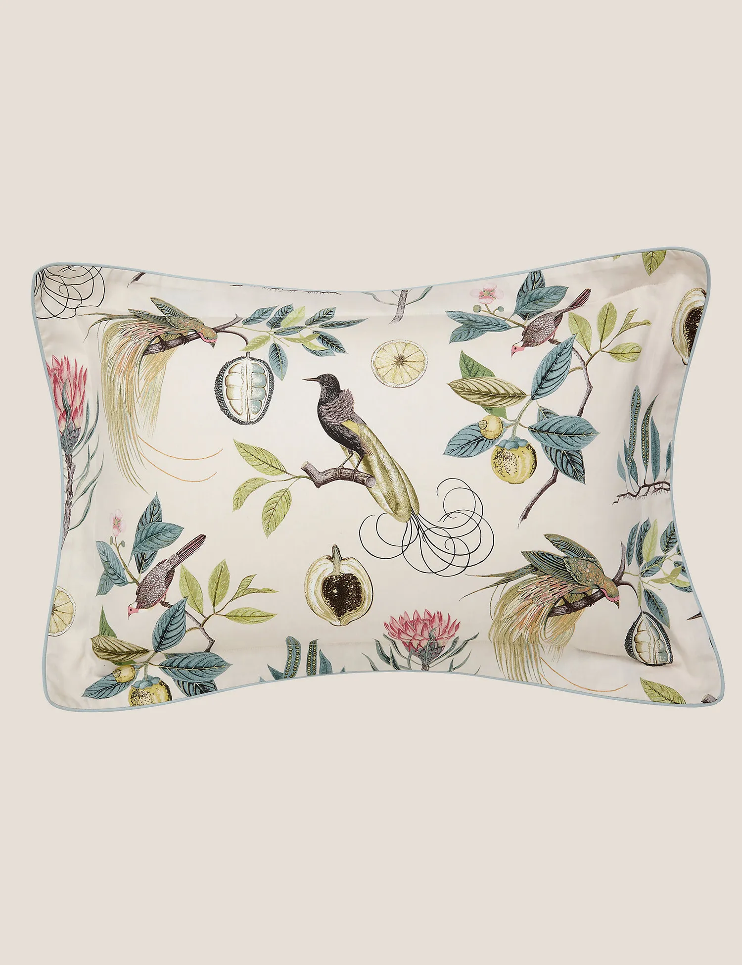 M&S Sanderson Pure Cotton Paradesia Pillowcase