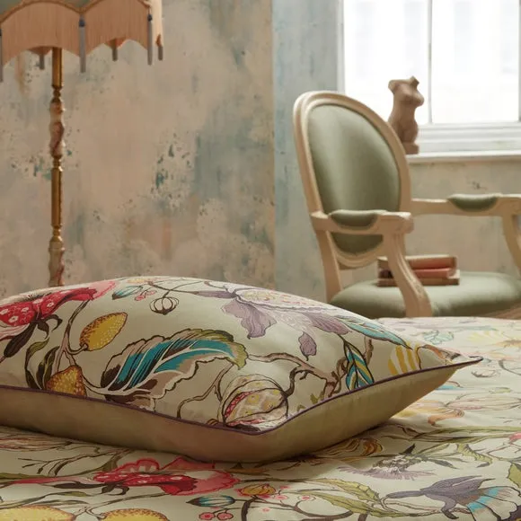 EW by Edinburgh Weavers Morton Floral 100% Cotton Sateen Duvet Cover & Pillowcase Set 4