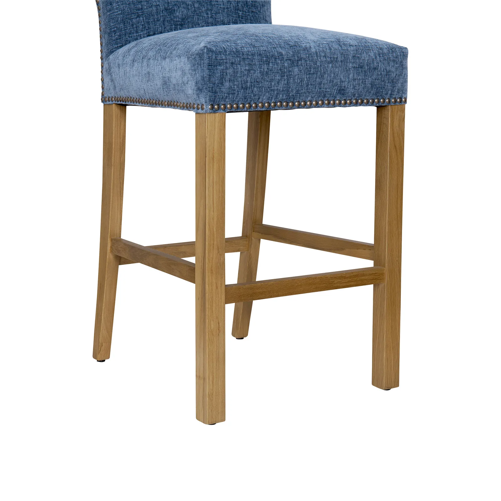 Gable Counter Stool, Blue Fabric | Barker & Stonehouse 3