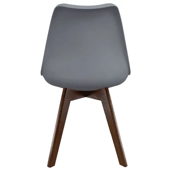 Fusion Living Soho Plastic Dining Chair with Squared Legs 6