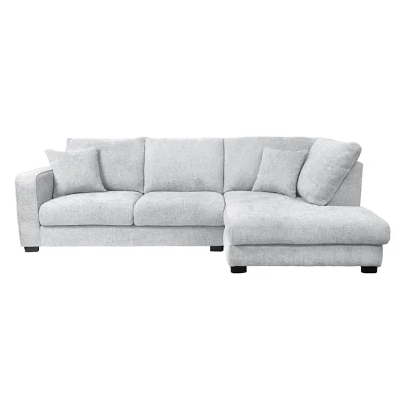 Carson Deep Sit Chunky Chenille Corner Sofa 2