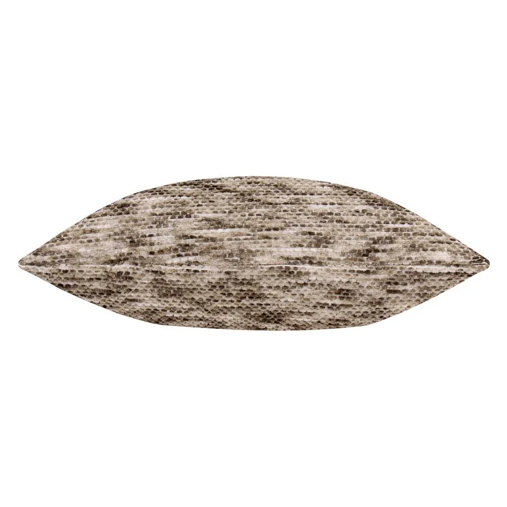 Yard Malvern Chenille Cushion in Light Brown 3