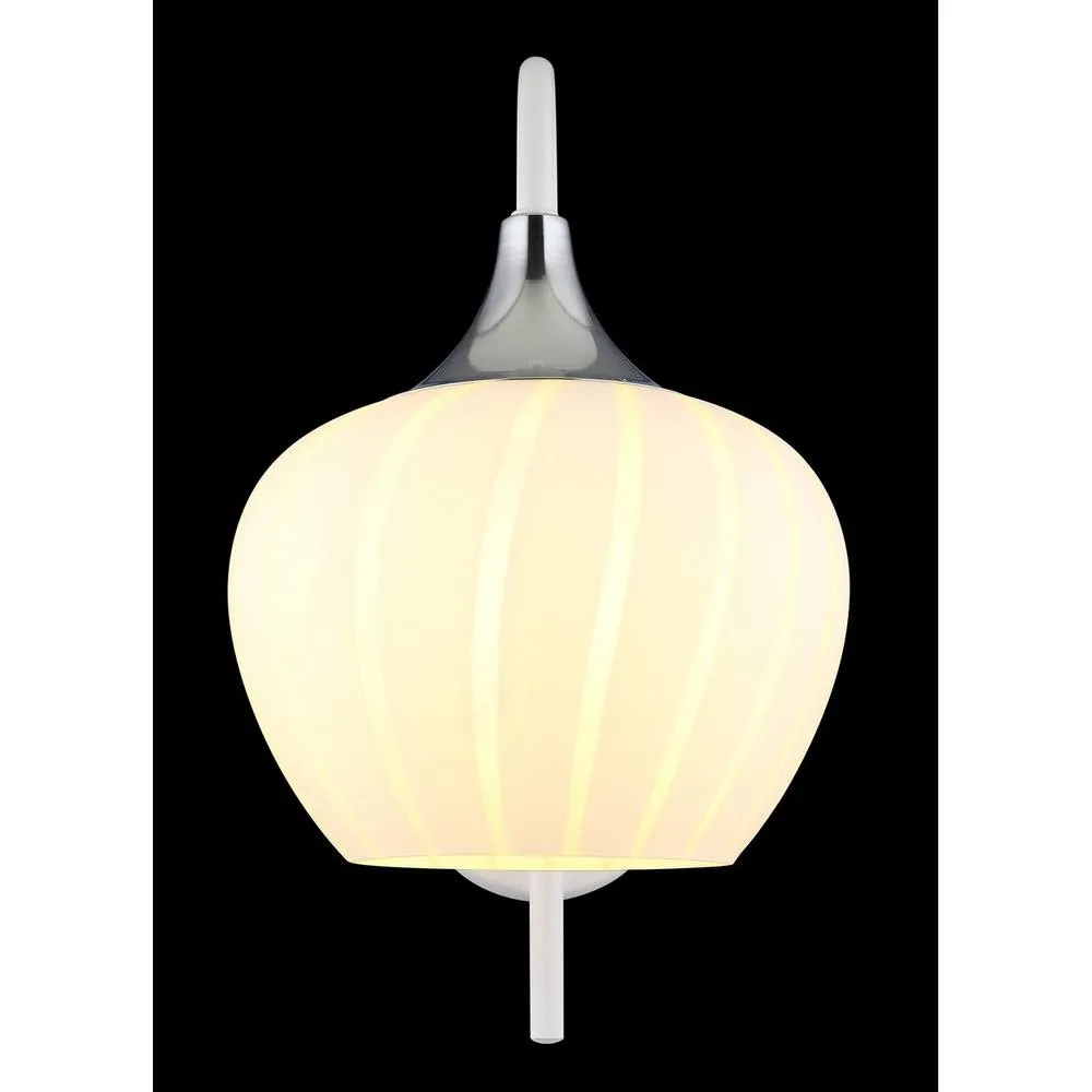 Netlighting Maxy Dome Wall Lamp White Matt Opal Glass Shade 1x E27 5