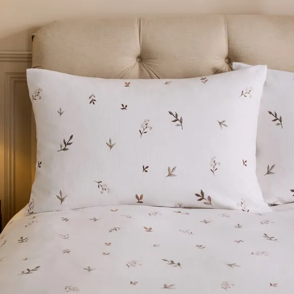 Elise Floral 100% Brushed Cotton Duvet Cover & Pillowcase Set 3