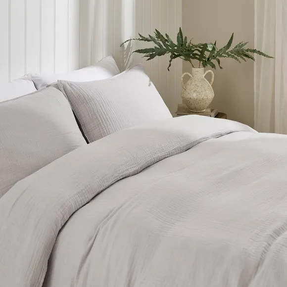 Cotton Muslin Duvet Cover and Pillowcase Set 4