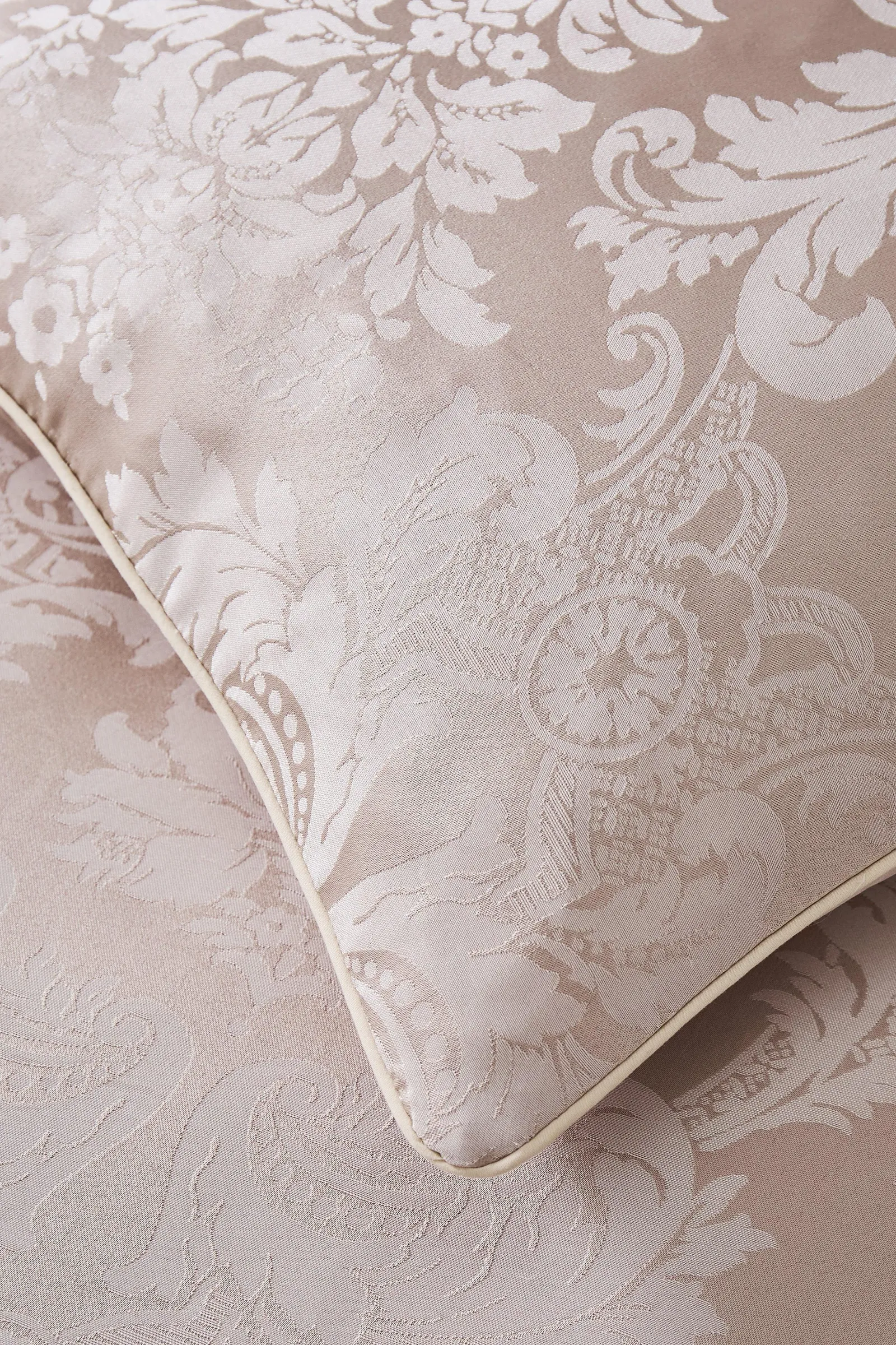 Catherine Lansfield 'Damask Jacquard' Cushion in Gold 2